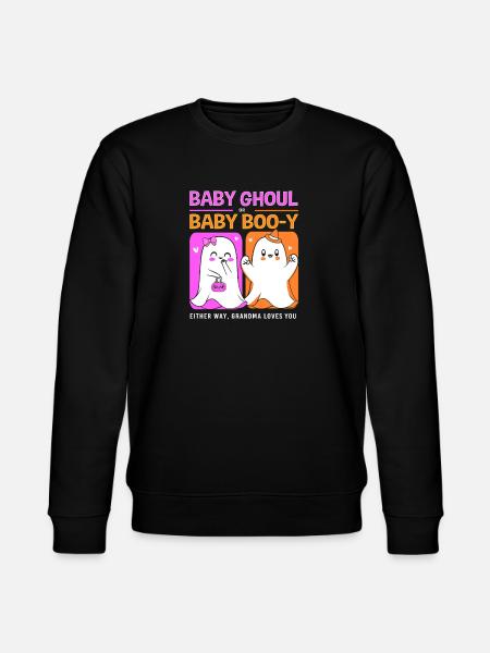 Halloween Gender Reveal - Stanley/Stella CHANGER Unisex Organic Sweatshirt - black