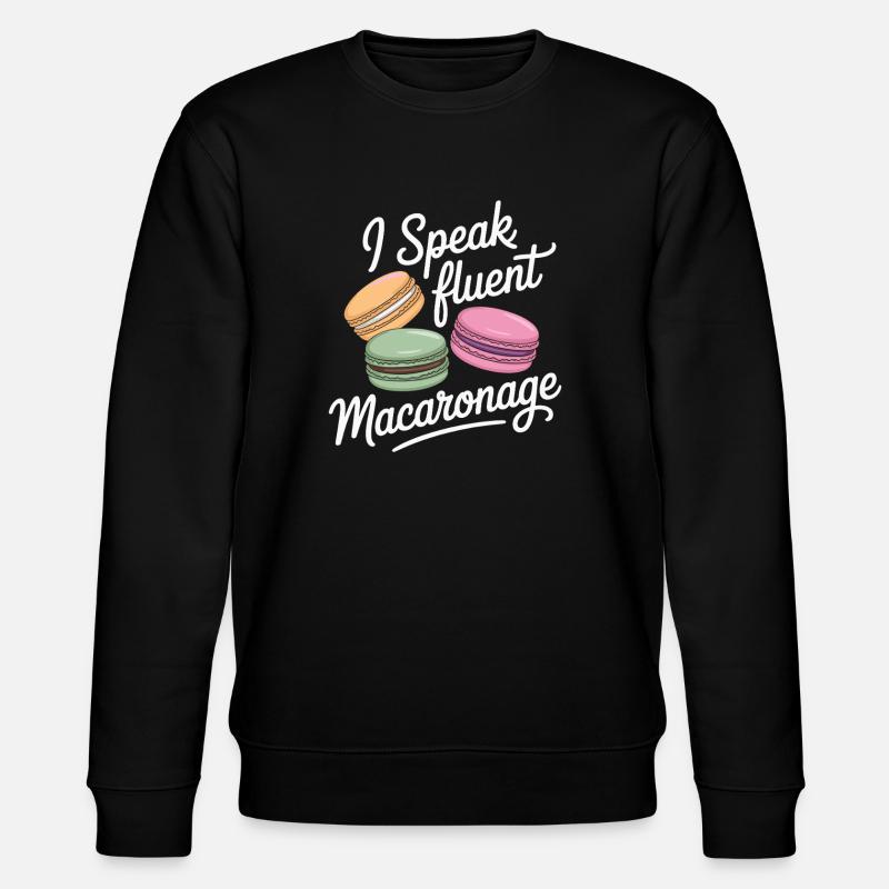 Macaron Desserts Français - Sweat bio CHANGER Stanley/Stella Unisexe - noir