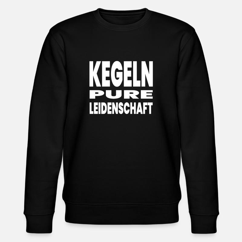 Kegeln - Stanley/Stella Unisex Bio-Sweatshirt CHANGER  - Schwarz