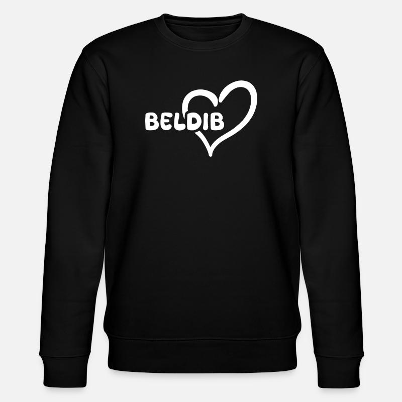 Beldib Beldib - Stanley/Stella CHANGER Unisex Organic Sweatshirt - black