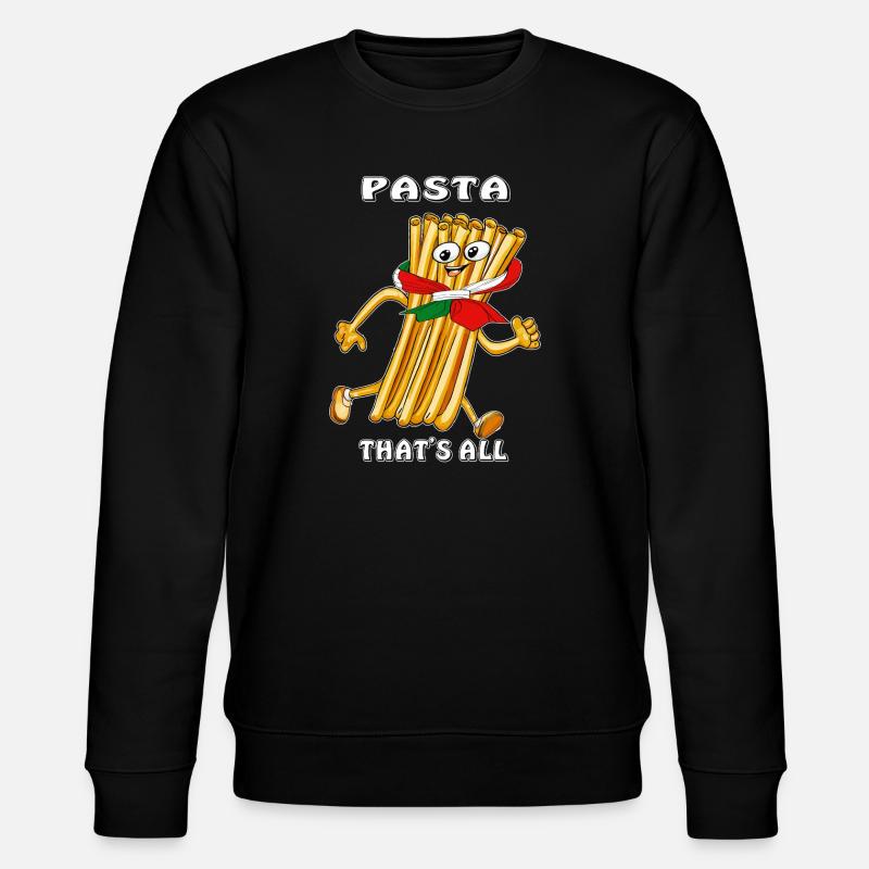 PASTA THAT'S ALL - Stanley/Stella Unisex Bio-Sweatshirt CHANGER  - Schwarz
