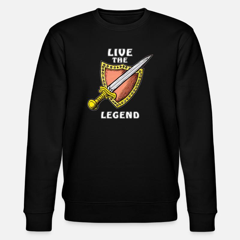 ÉPÉE MÉDIÉVALE VIVRE LA LÉGENDE - Sweat bio CHANGER Stanley/Stella Unisexe - noir