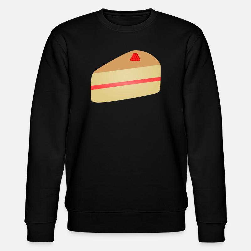 Gâteau Pastel Tranche Framboise - Sweat bio CHANGER Stanley/Stella Unisexe - noir