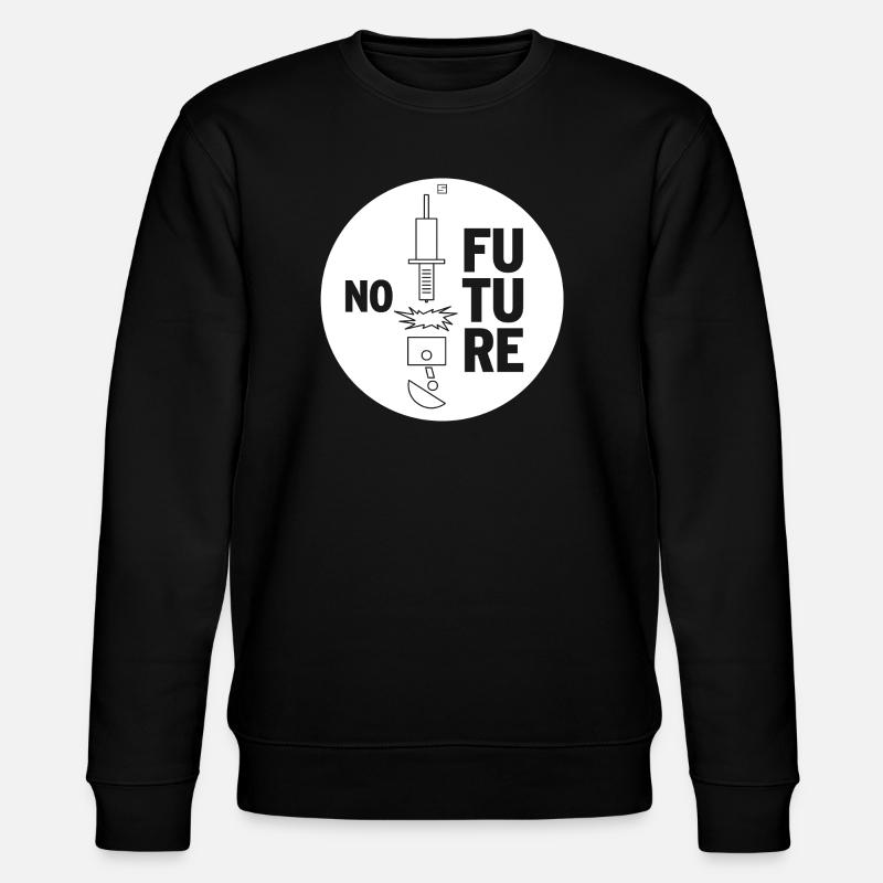 NO FUTURE - Stanley/Stella Unisex Bio-Sweatshirt CHANGER  - Schwarz