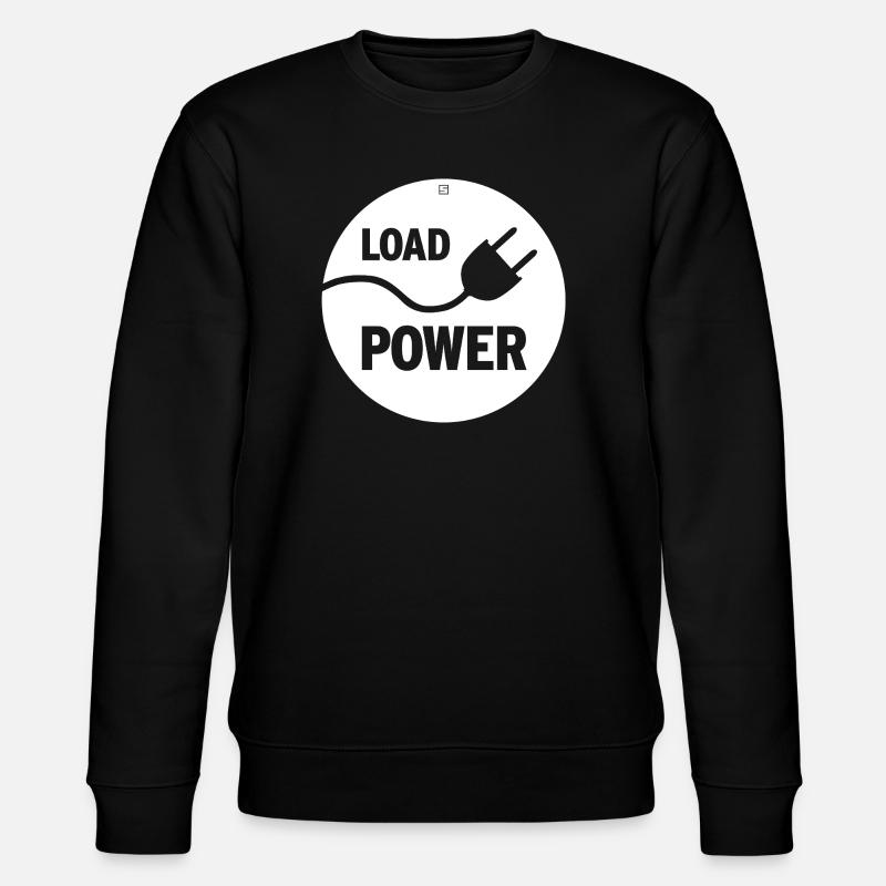 PUISSANCE DE CHARGE - Sweat bio CHANGER Stanley/Stella Unisexe - noir