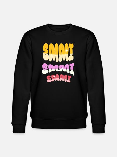 Emmi Name Emmily Emmi First Name - Stanley/Stella CHANGER Unisex Organic Sweatshirt - black