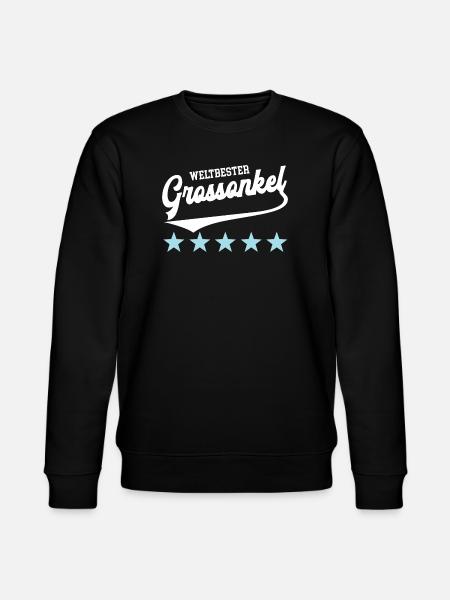 Great-Uncle Godfather Best Uncle Great-Uncle - Stanley/Stella CHANGER Unisex Organic Sweatshirt - black
