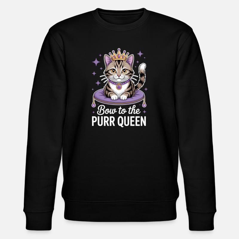Chat Disant Chat Drôle Chat Cadeau - Sweat bio CHANGER Stanley/Stella Unisexe - noir