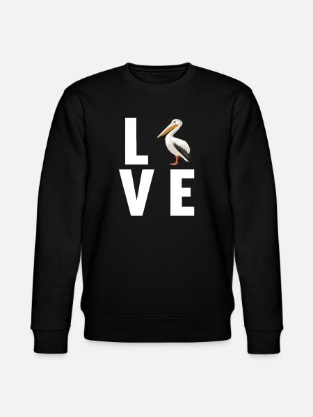 Pelicans Pelican - Stanley/Stella CHANGER Unisex Organic Sweatshirt - black