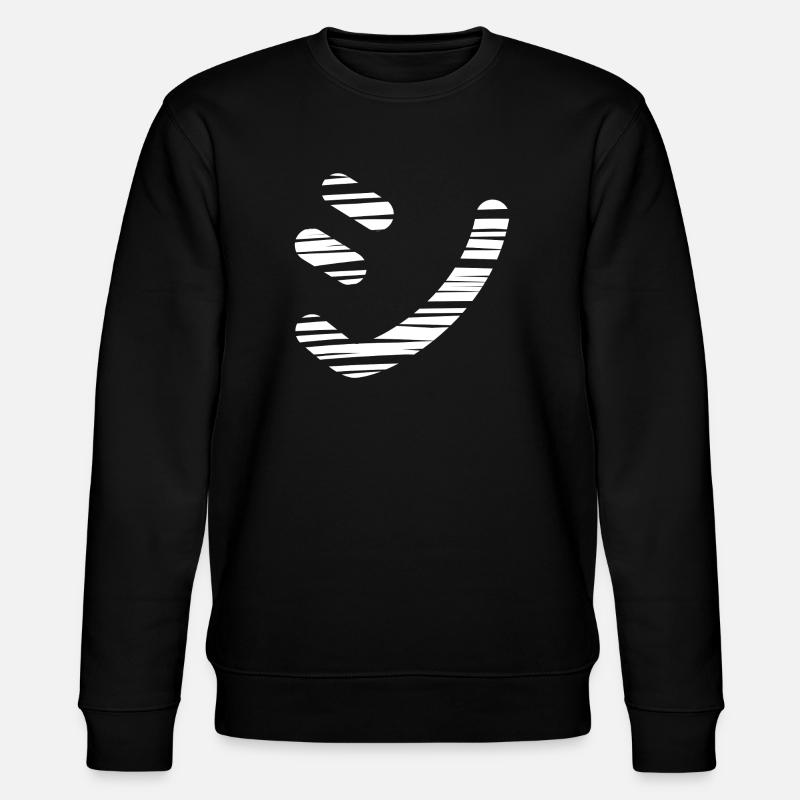 Japanischer Text 'シ' (Shi)- Pinsel - Stanley/Stella Unisex Bio-Sweatshirt CHANGER  - Schwarz