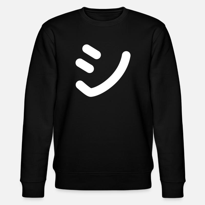 Texte japonais 'シ' (Shi) – Blanc - Sweat bio CHANGER Stanley/Stella Unisexe - noir