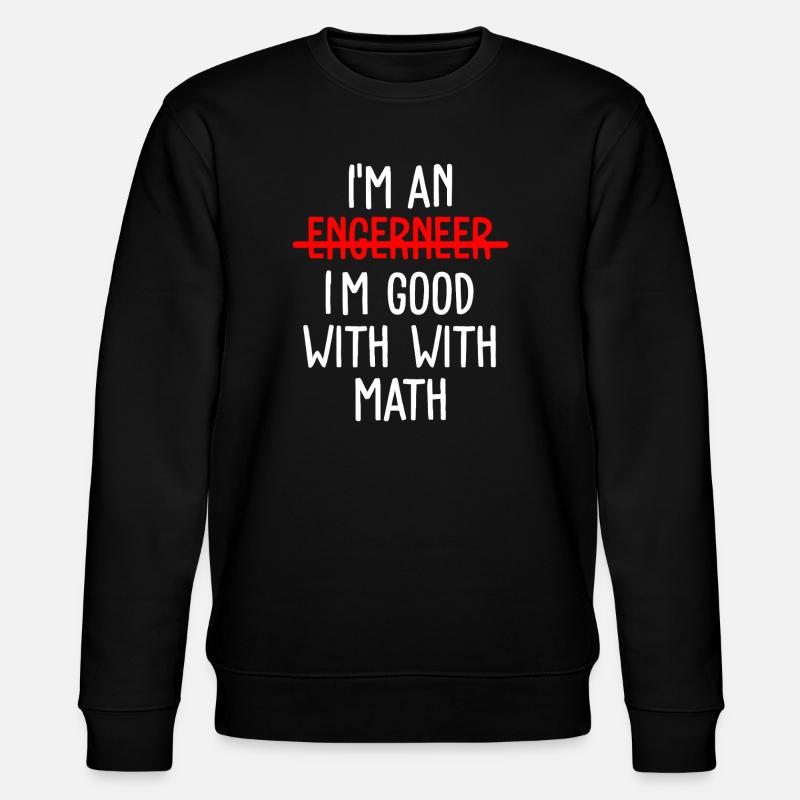 Math Math Math Teacher Mathematician - Stanley/Stella CHANGER Unisex Organic Sweatshirt - black