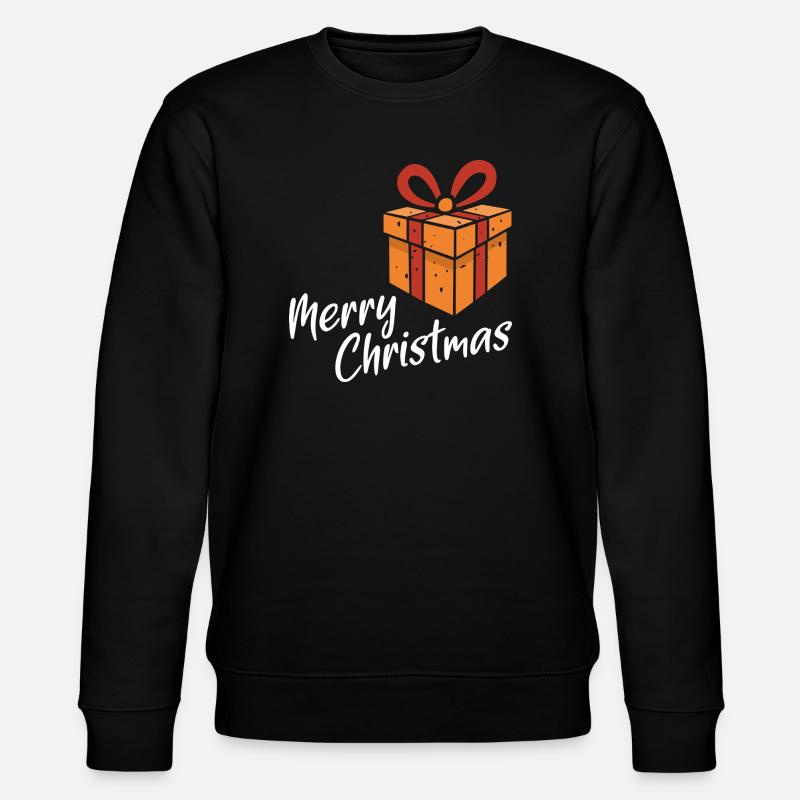 Merry Christmas Gift Design - Stanley/Stella Unisex Bio-Sweatshirt CHANGER - Schwarz