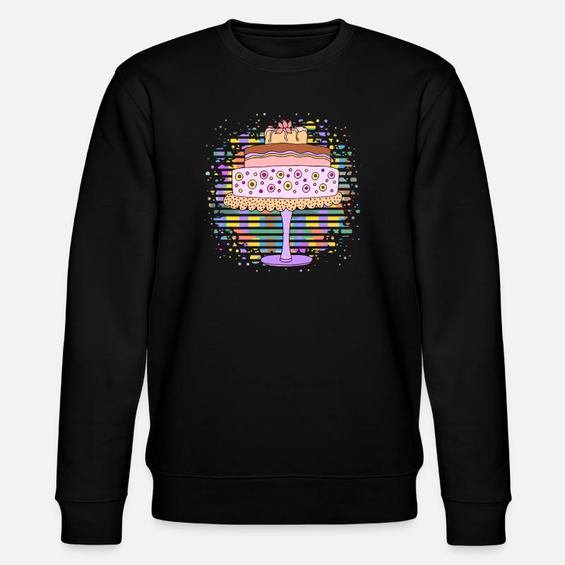 Kuchen - Stanley/Stella Unisex Bio-Sweatshirt CHANGER  - Schwarz