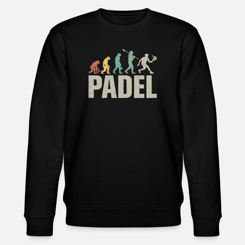 Fun Padel - Padel Evolution - Sweat bio CHANGER Stanley/Stella Unisexe - noir
