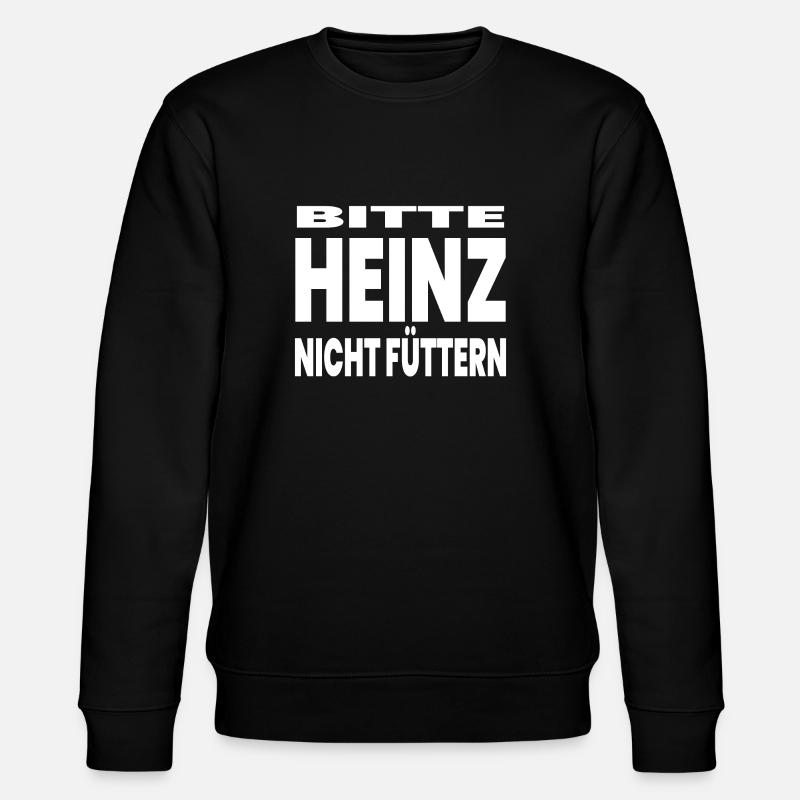 Füttern - Stanley/Stella Unisex Bio-Sweatshirt CHANGER  - Schwarz