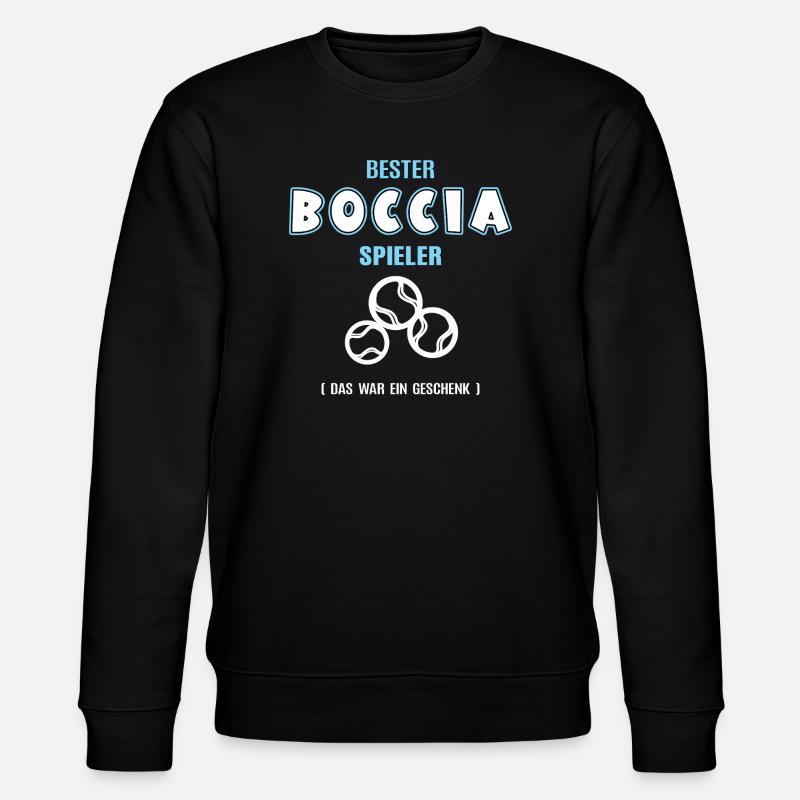 Bester Boccia Spieler Bocciaer Bocciaspieler Boule - Stanley/Stella Unisex Bio-Sweatshirt CHANGER  - Schwarz