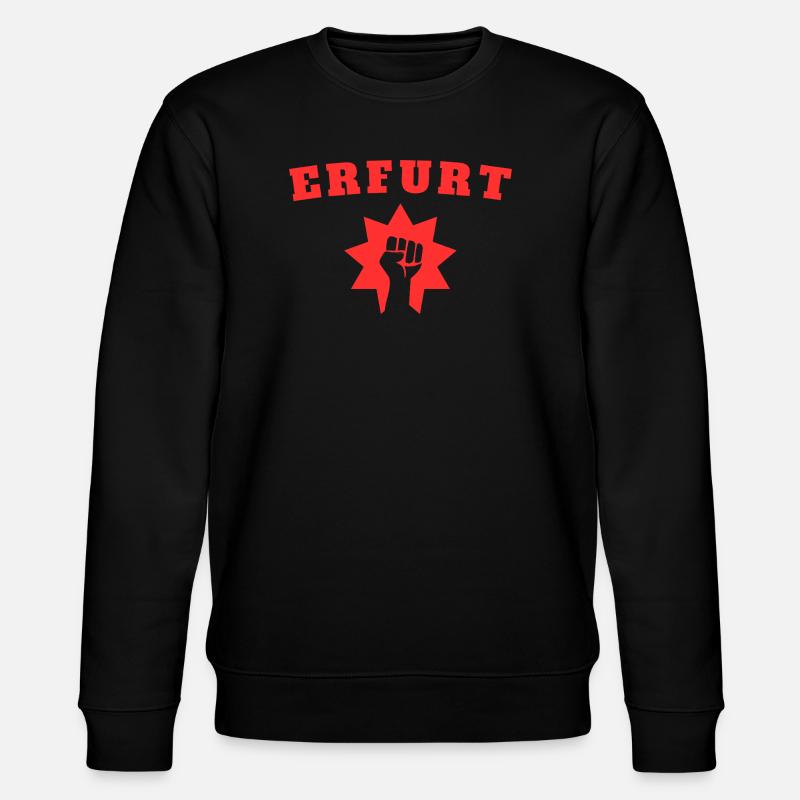 Erfurt - Stanley/Stella Unisex Bio-Sweatshirt CHANGER  - Schwarz
