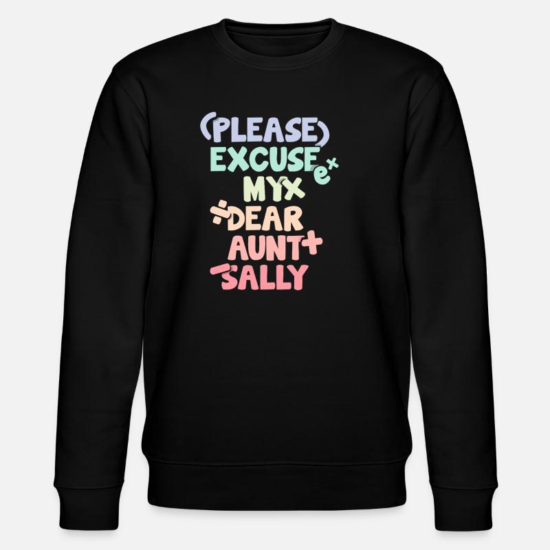 Funny Math Sayings Math Teacher - Stanley/Stella CHANGER Unisex Organic Sweatshirt - black
