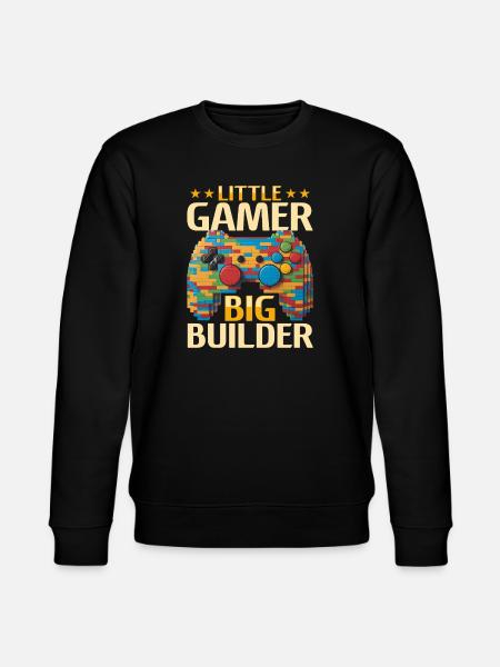 Building Blocks Gamer Gaming Brick Builder - Stanley/Stella Unisex Bio-Sweatshirt CHANGER - Schwarz