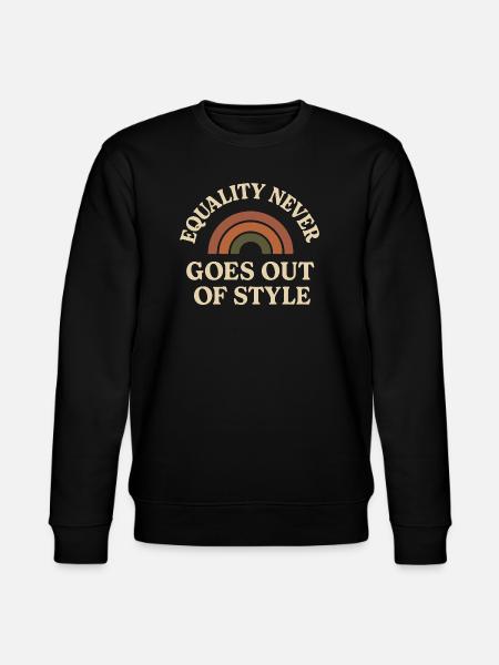 Groovy Pride Retro Égalité Queer Histoire - Sweat bio CHANGER Stanley/Stella Unisexe - noir