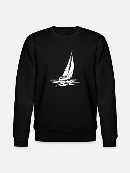 Sailboat Design Sailor Love Sailing - Stanley/Stella CHANGER Unisex Organic Sweatshirt - black