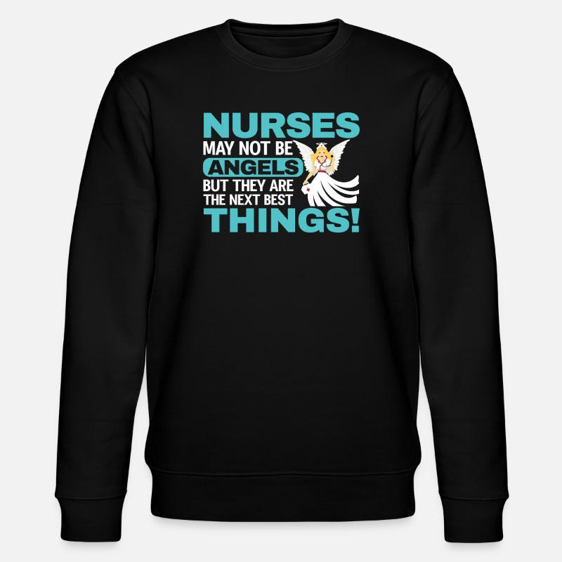 Krankenschwester - Stanley/Stella Unisex Bio-Sweatshirt CHANGER  - Schwarz