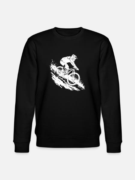 Energetic Mountainbike Art Cycling - Stanley/Stella CHANGER Unisex Organic Sweatshirt - black
