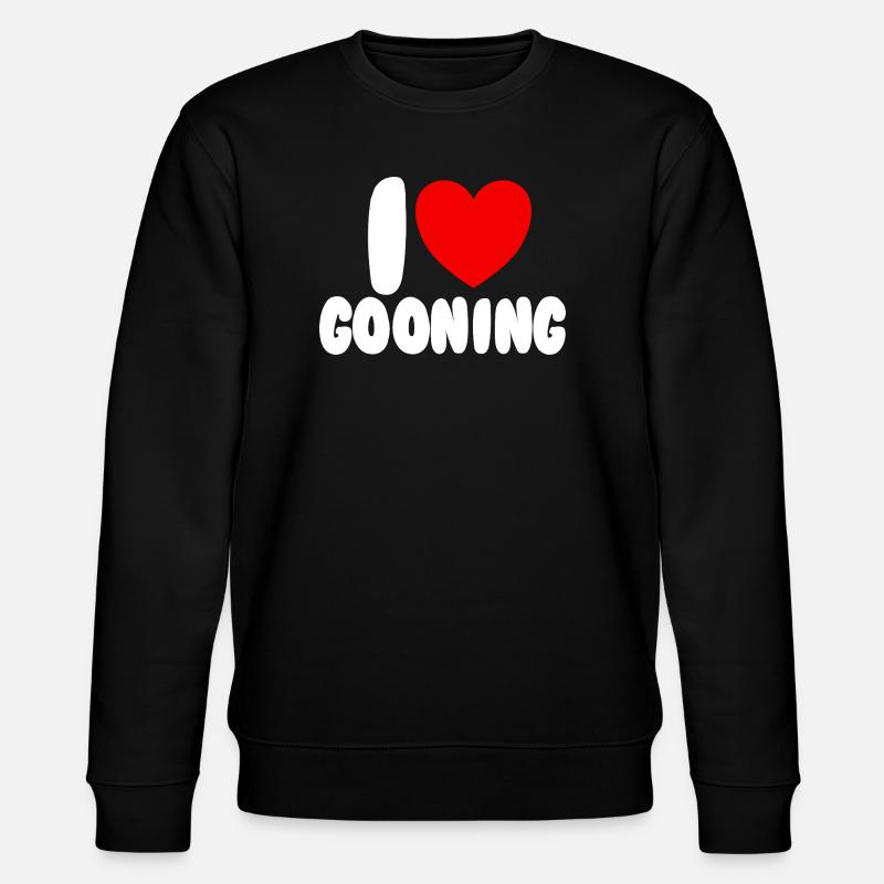 Ich liebe Gooning. Ich liebe Gooning. - Stanley/Stella Unisex Bio-Sweatshirt CHANGER - Schwarz