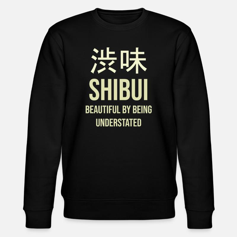 Shibui Minimalisme Épuré - Sweat bio CHANGER Stanley/Stella Unisexe - noir