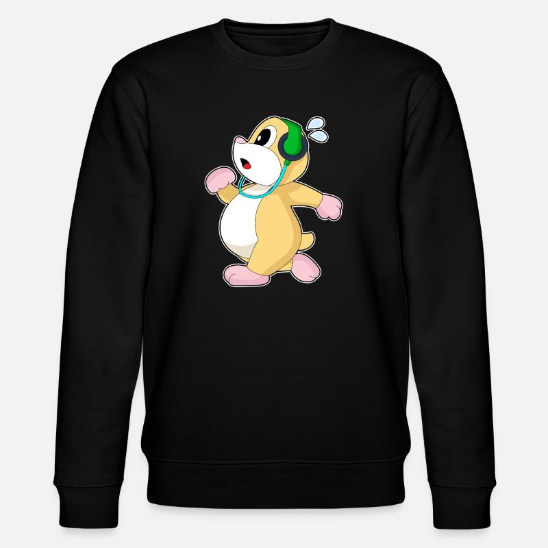 Hamster Jogger Jogging Sports - Sweat bio CHANGER Stanley/Stella Unisexe - noir
