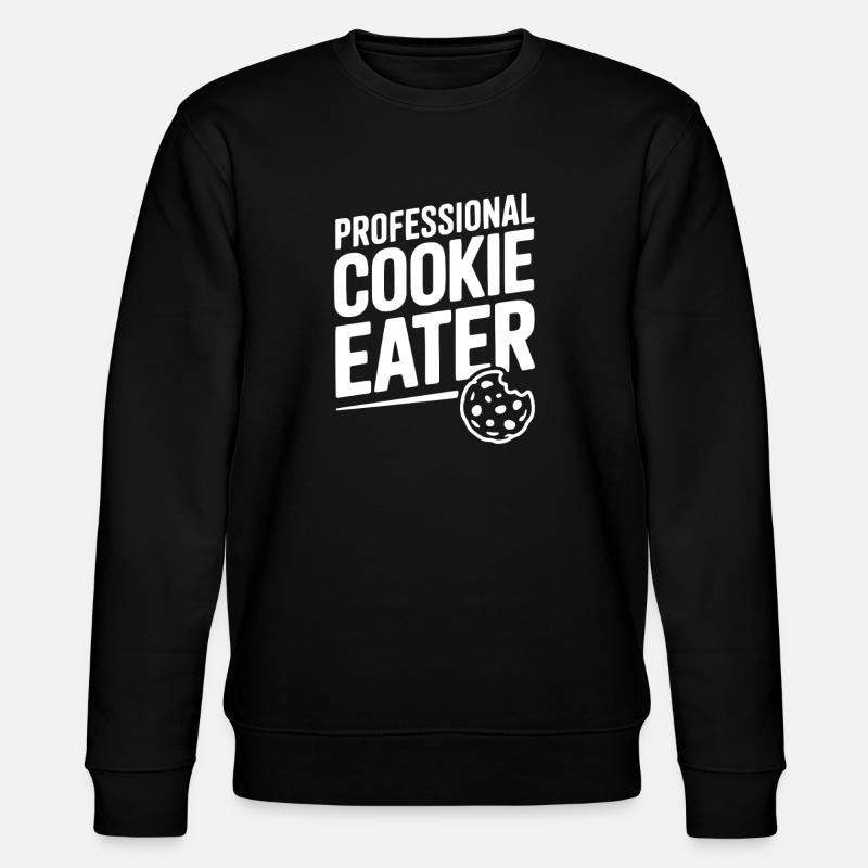 Professional Cookie Eater - Stanley/Stella CHANGER Unisex Organic Sweatshirt - black