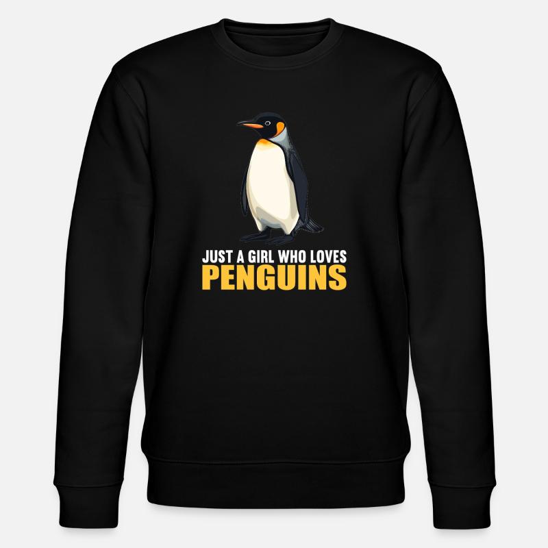 Penguins Penguin - Stanley/Stella CHANGER Unisex Organic Sweatshirt - black