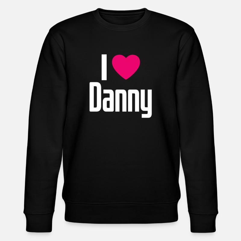 J’aime Danny Coeur rose J’aime Danny - Sweat bio CHANGER Stanley/Stella Unisexe - noir