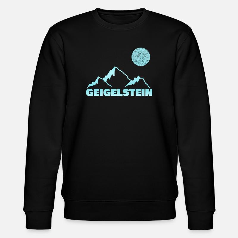 Geschenk für geigelstein - Stanley/Stella Unisex Bio-Sweatshirt CHANGER  - Schwarz