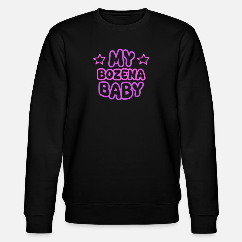 Bozena als Vorname - Stanley/Stella Unisex Bio-Sweatshirt CHANGER  - Schwarz