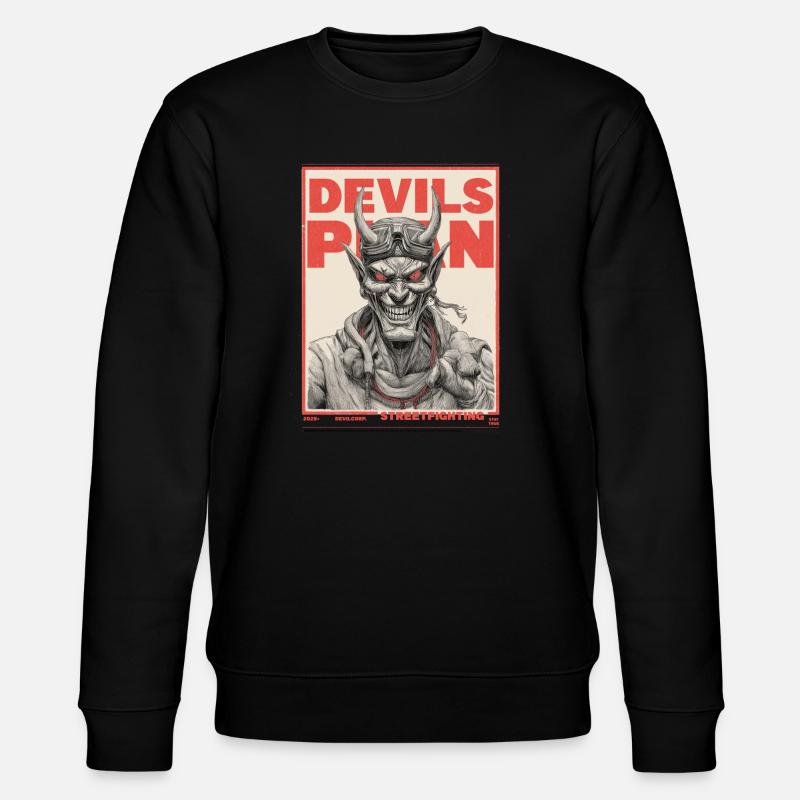 Devils Plan - Stanley/Stella Unisex Bio-Sweatshirt CHANGER  - Schwarz