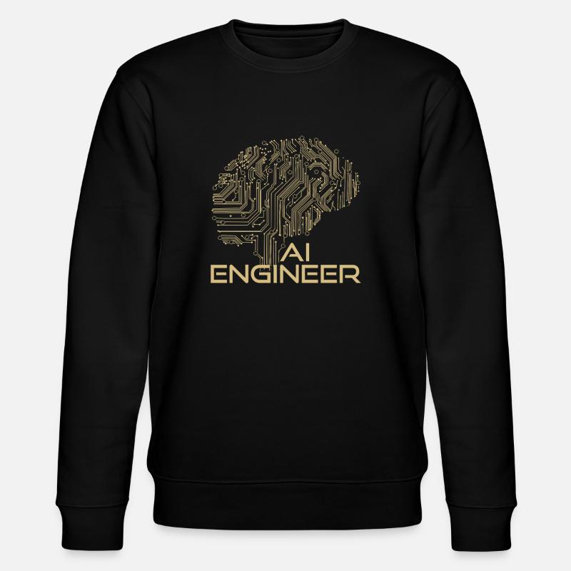 AI Engineer – Artificial Intelligence & Technology - Stanley/Stella CHANGER Unisex Organic Sweatshirt - black
