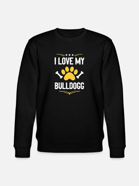J’aime mon bouledogue - Sweat bio CHANGER Stanley/Stella Unisexe - noir