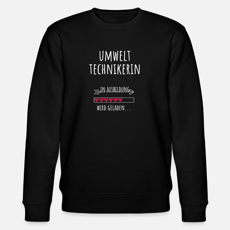 Environmental Technician Studies Profession Training - Stanley/Stella CHANGER Unisex Organic Sweatshirt - black