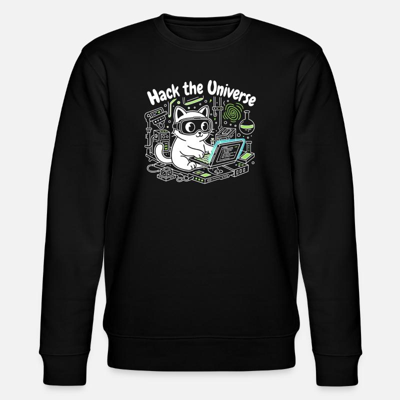 L’univers du crack KatzHacker - Sweat bio CHANGER Stanley/Stella Unisexe - noir