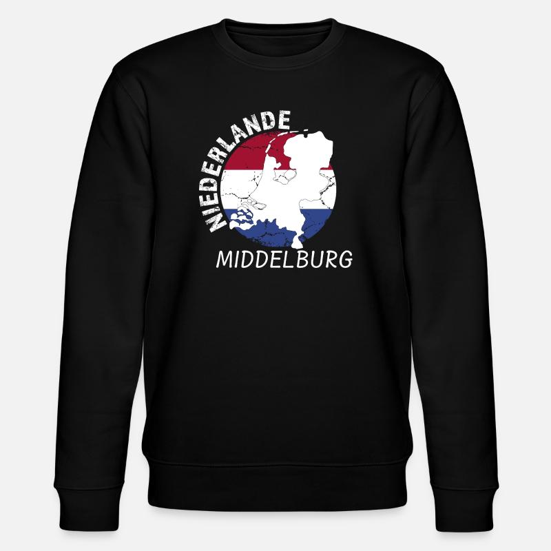 Middelburg - Stanley/Stella CHANGER Unisex Organic Sweatshirt - black