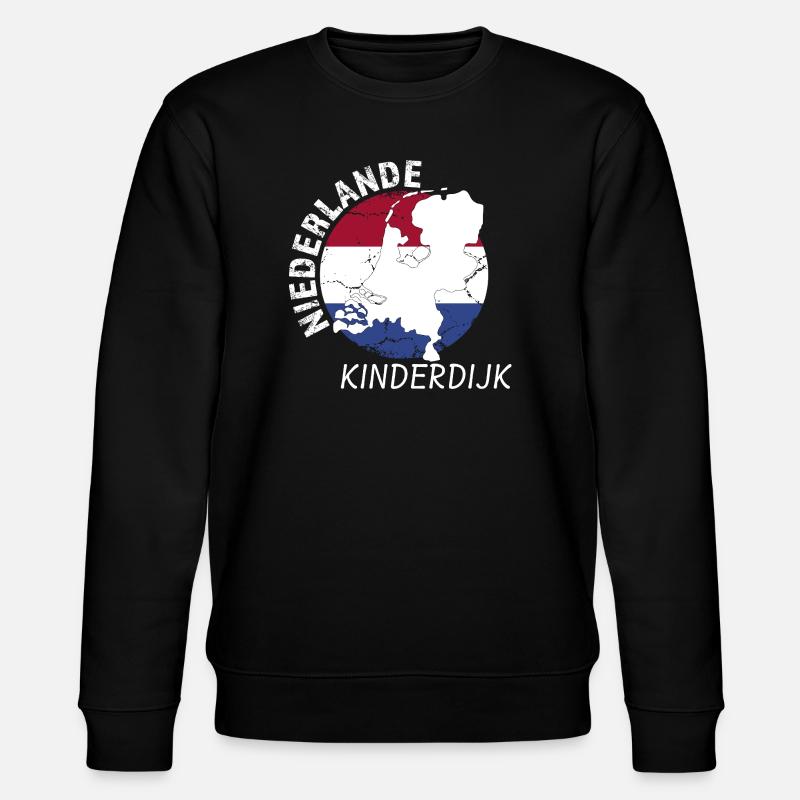 Kinderdijk - Sweat bio CHANGER Stanley/Stella Unisexe - noir