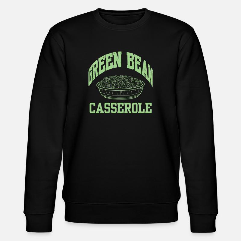 cooler grüner Bohnenauflauf - Stanley/Stella Unisex Bio-Sweatshirt CHANGER  - Schwarz