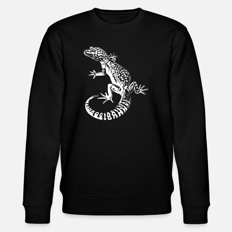 Gecko Léopard Gecko Contraste - Sweat bio CHANGER Stanley/Stella Unisexe - noir