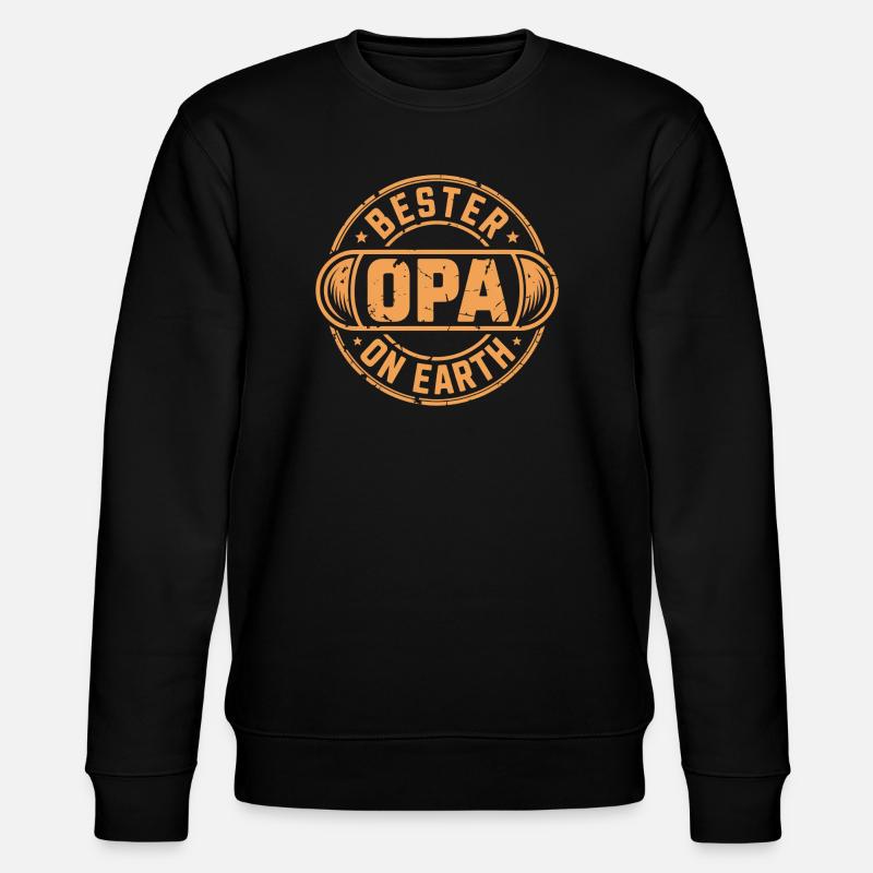 Bester Opa - Stanley/Stella Unisex Bio-Sweatshirt CHANGER  - Schwarz