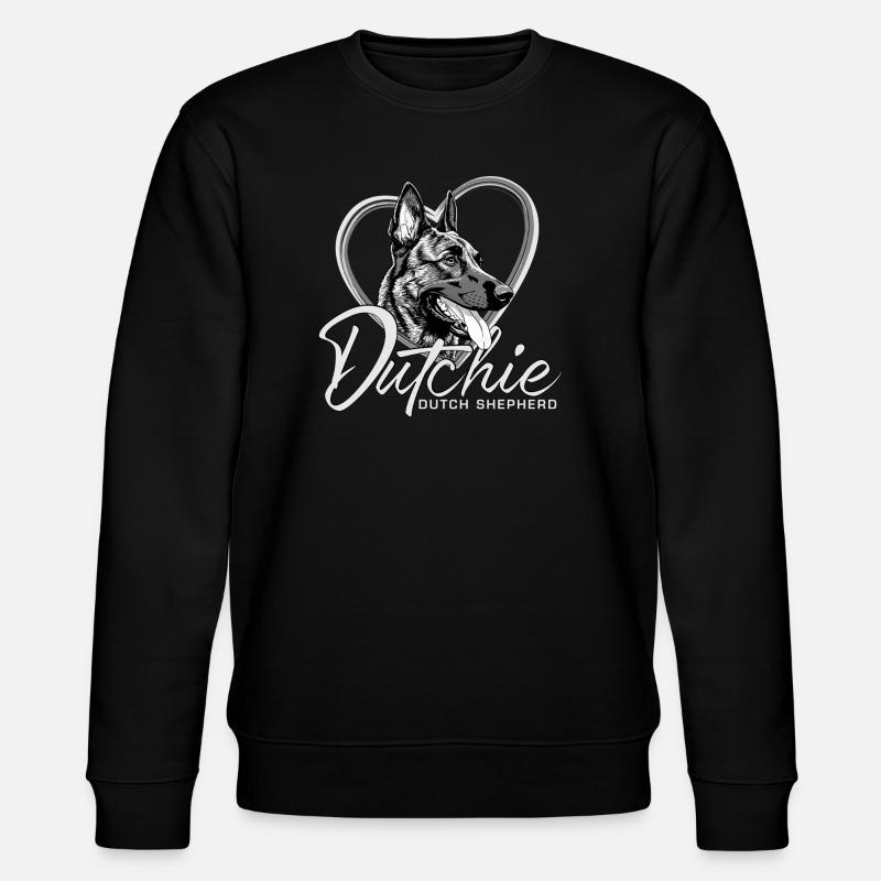 Holländischer Schäferhund - Stanley/Stella Unisex Bio-Sweatshirt CHANGER  - Schwarz
