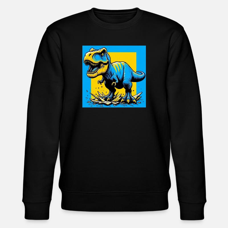 dinosaure - Sweat bio CHANGER Stanley/Stella Unisexe - noir