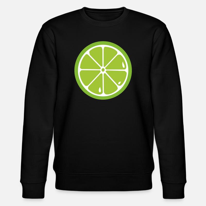 Limette Lime - Stanley/Stella Unisex Bio-Sweatshirt CHANGER  - Schwarz