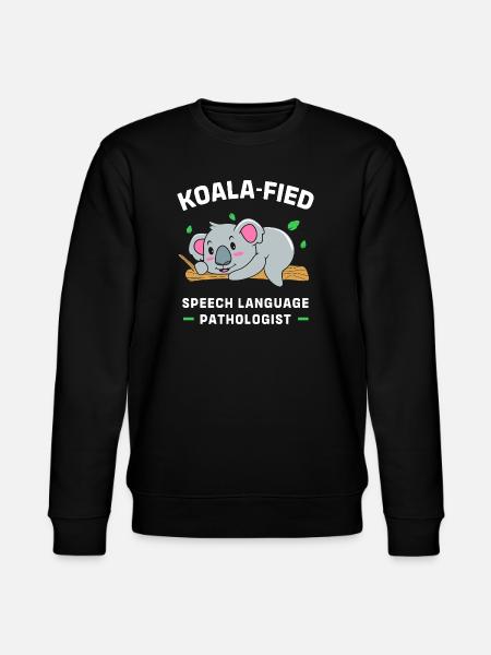 Speech Pathologist SLP Speech Therapist - Stanley/Stella CHANGER Unisex Organic Sweatshirt - black